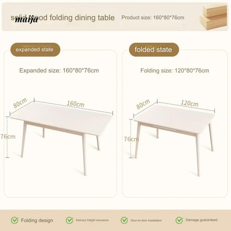 FUYUKI Extendable Dining Table from FUYUKI