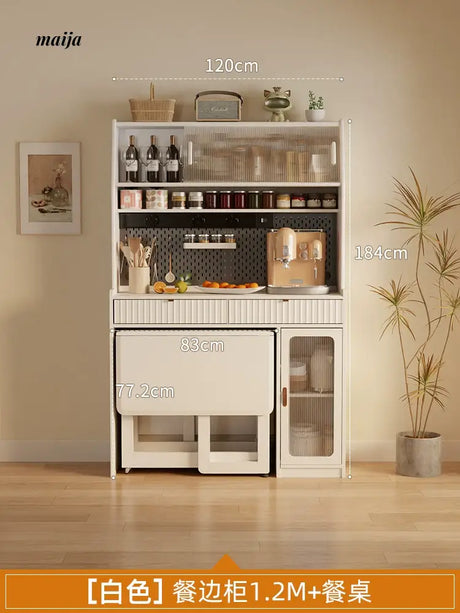 FUYUKI San Diego Retractable Dining Table and Cabinet from FUYUKI