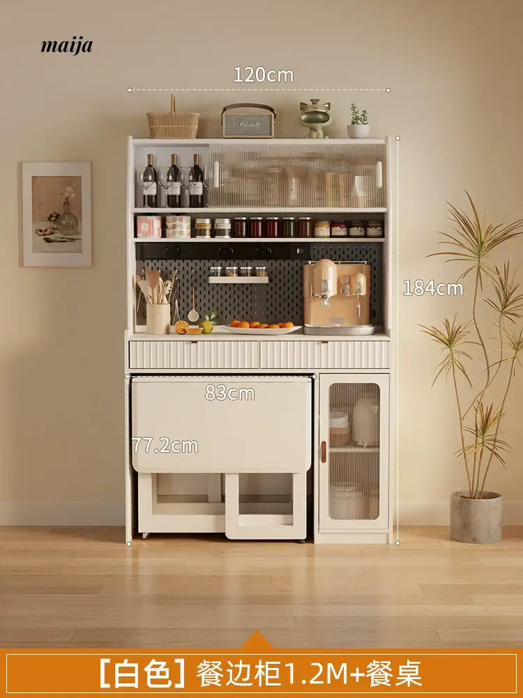 FUYUKI San Diego Retractable Dining Table and Cabinet from FUYUKI