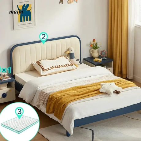 LINSYKIDS Celia Soft Headboard Children's Bed from LINSY KIDS