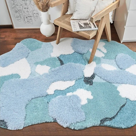 KENZAKI Sakura Snow Washable Rug from KENZAKI
