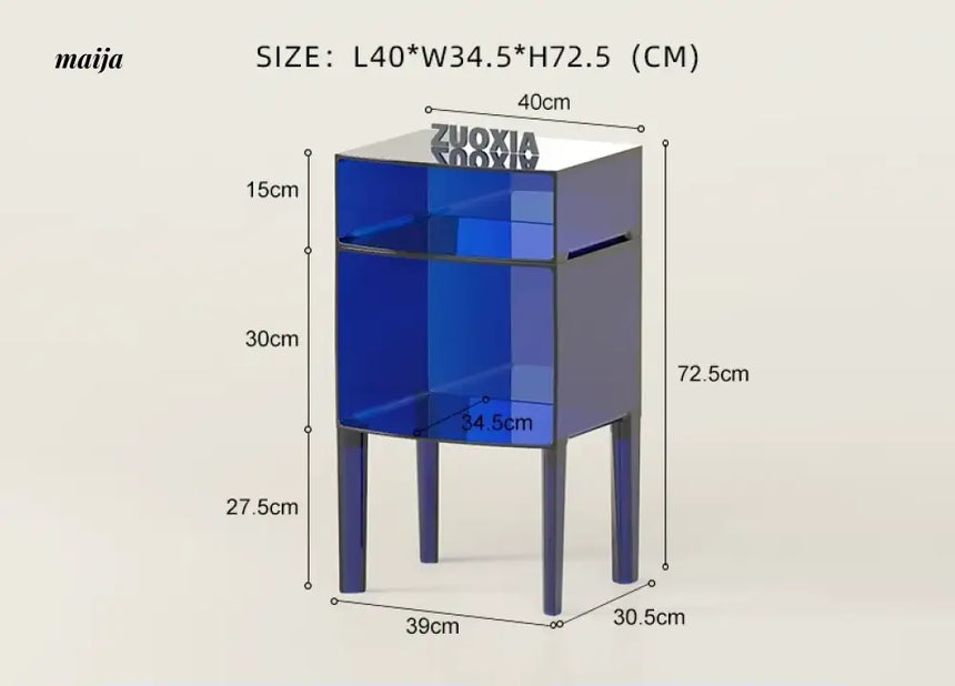 LOWERLEFT Acrylic Minimalist Bedroom Cabinet from HOBBYTREE