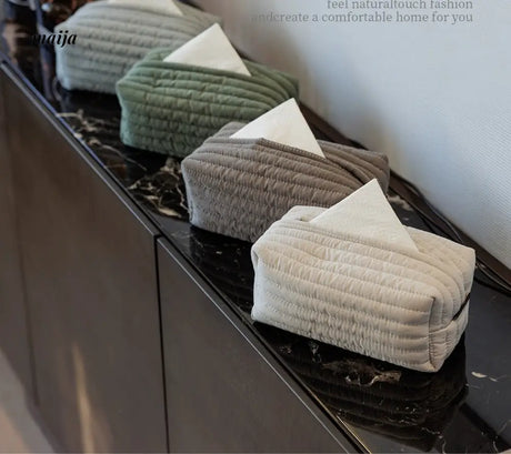 MISTYWOOD Cotton Paper Storage Tissue Box from MISTYWOOD