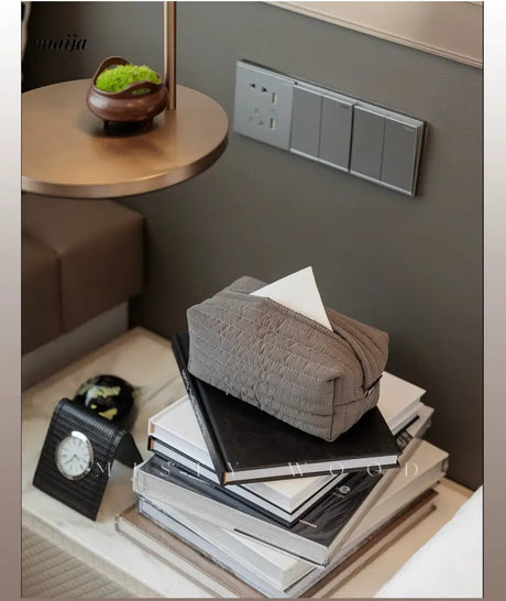MISTYWOOD Cotton Paper Storage Tissue Box from MISTYWOOD