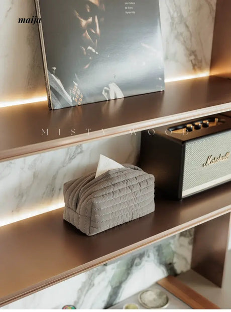 MISTYWOOD Cotton Paper Storage Tissue Box from MISTYWOOD