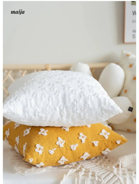 MISTYWOOD Daisy Sunflower Decorative Pillow from MISTYWOOD