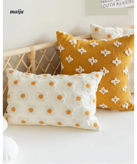MISTYWOOD Daisy Sunflower Decorative Pillow from MISTYWOOD