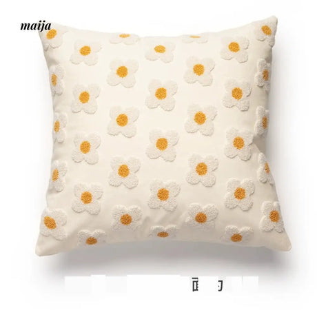 MISTYWOOD Daisy Sunflower Decorative Pillow from MISTYWOOD