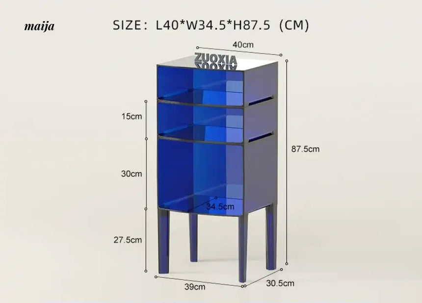 LOWERLEFT Acrylic Minimalist Bedroom Cabinet from HOBBYTREE