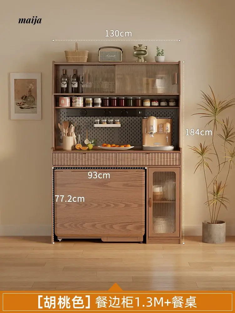 FUYUKI San Diego Retractable Dining Table and Cabinet from FUYUKI