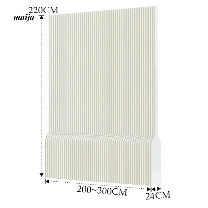 SHIBA Paper Flexible Partition Wall with Curve Ledge