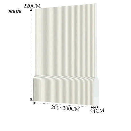SHIBA Paper Flexible Partition Wall with Ledge from maija