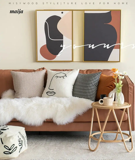 MISTYWOOD Black and White Decorative Pillow Sleeve from MISTYWOOD