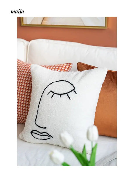 MISTYWOOD Black and White Decorative Pillow Sleeve from MISTYWOOD