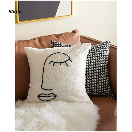 MISTYWOOD Black and White Decorative Pillow Sleeve from MISTYWOOD