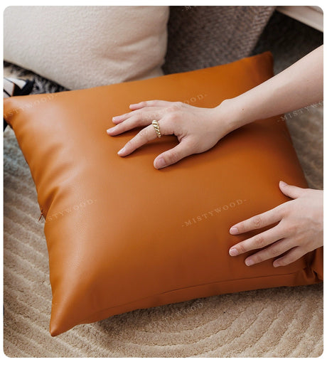 MISTYWOOD Black and White Abstract Pillow from MISTYWOOD