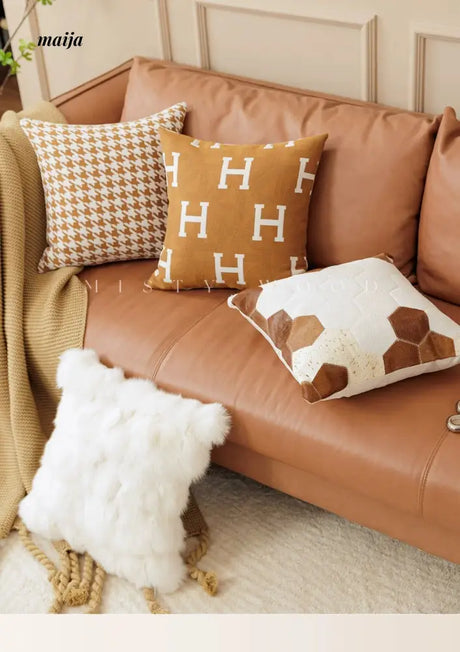 MISTYWOOD Modern Fox Pillow with Raccoon Design from MISTYWOOD