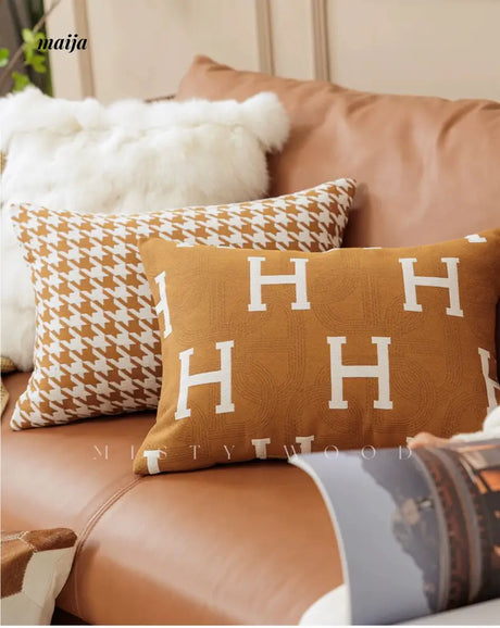 MISTYWOOD Modern Fox Pillow with Raccoon Design from MISTYWOOD