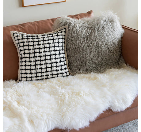 MISTYWOOD Leather Scandinavian Sofa Pillow from MISTYWOOD