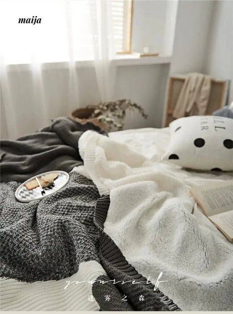 MISTYWOOD Warm Plush Sofa Duvet for Sleep from MISTYWOOD