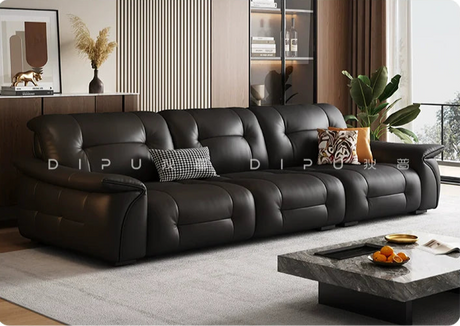 DIPU Nikolaj Cream Cowhide Sofa from DIPU