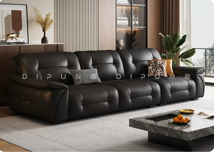 DIPU Nikolaj Cream Cowhide Sofa from DIPU