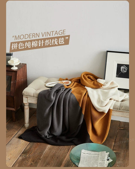 MISTYWOOD Knitted Cotton Duvet for Bed from MISTYWOOD