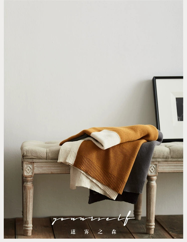 MISTYWOOD Knitted Cotton Duvet for Bed from MISTYWOOD