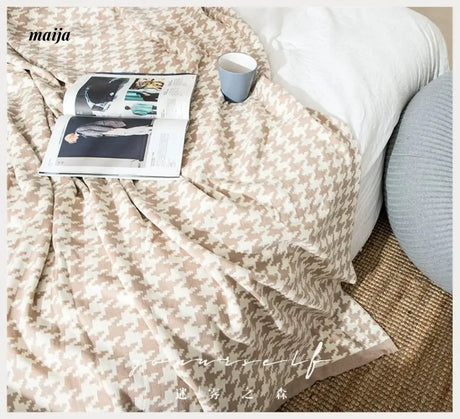 MISTYWOOD Champagne Colored Cotton Sofa Duvet from MISTYWOOD