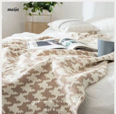 MISTYWOOD Champagne Colored Cotton Sofa Duvet from MISTYWOOD