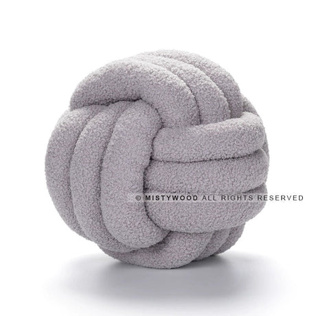 MISTYWOOD Lamb Cashmere Knot Pillow for Sofa from MISTYWOOD