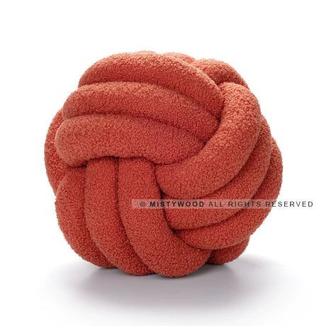 MISTYWOOD Lamb Cashmere Knot Pillow for Sofa from MISTYWOOD
