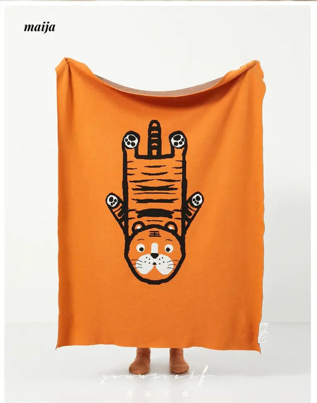 MISTYWOOD Cute Tiger Pillow for Living Room from MISTYWOOD