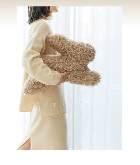 MISTYWOOD Woolen Plush Doll Pillow from MISTYWOOD