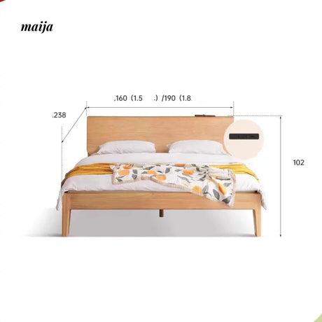GENJI Arabella Solid Wood Bed from GENJI