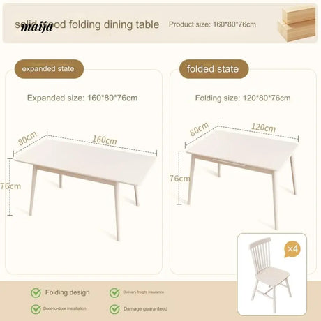 FUYUKI Extendable Dining Table from FUYUKI