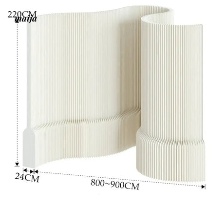 SHIBA Paper Flexible Partition Wall with Ledge from maija