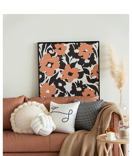 MISTYWOOD White Spherical Plush Sofa Pillow from MISTYWOOD
