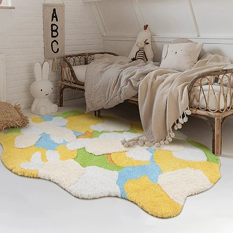 KENZAKI Sakura Snow Washable Rug from KENZAKI