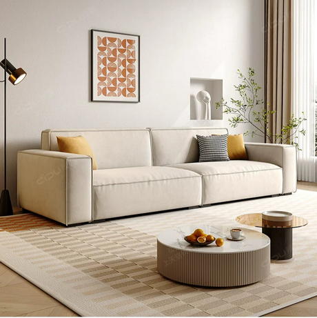 DIPU Aleah Cat-Safe Creamy Style Sofa from DIPU