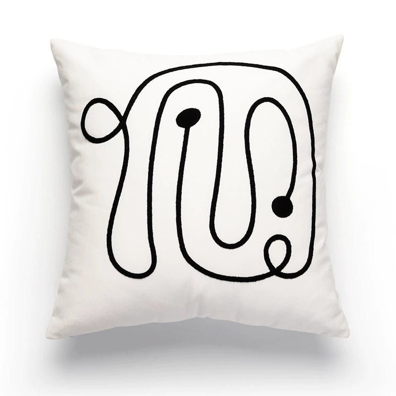 MISTYWOOD Knitted Pilsan Play Car Line Pillow from MISTYWOOD