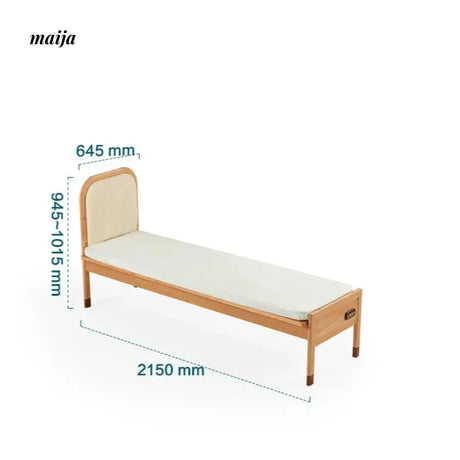 LINSYKIDS Celia Soft Headboard Children's Bed from RZONE