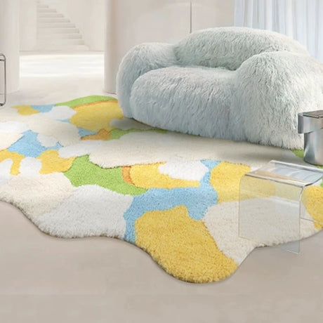 KENZAKI Sakura Snow Washable Rug from KENZAKI