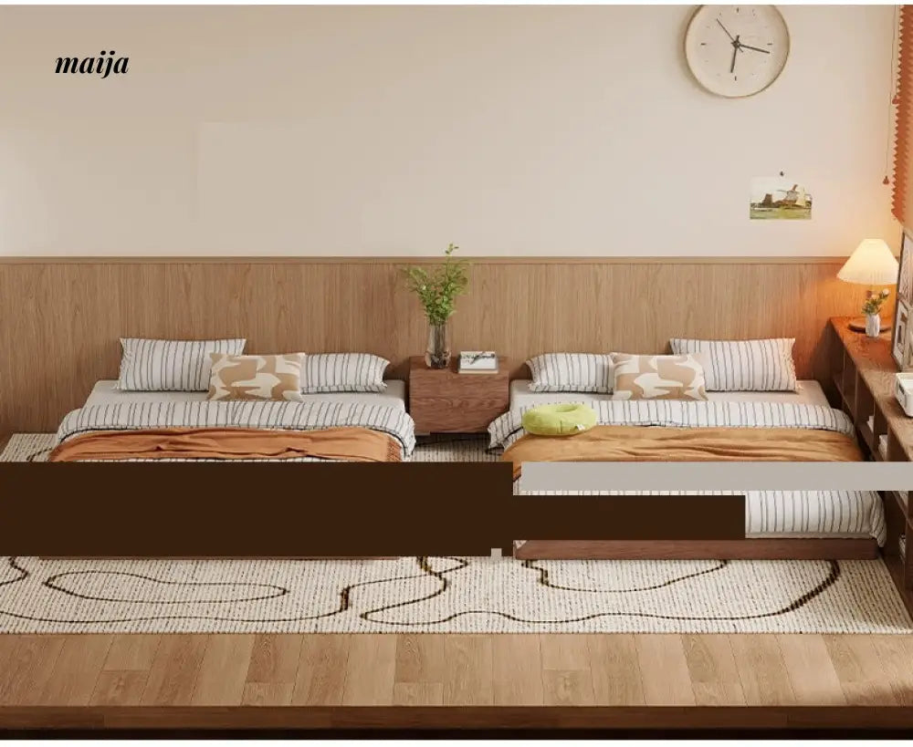 Tatami Solid Wood Platform Bed from AI