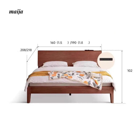 GENJI Arabella Solid Wood Bed from GENJI