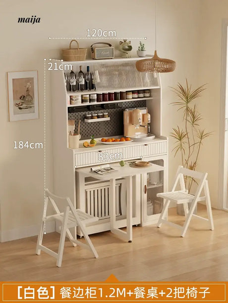 FUYUKI San Diego Retractable Dining Table and Cabinet from FUYUKI