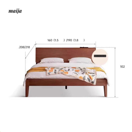 GENJI Arabella Solid Wood Bed from GENJI