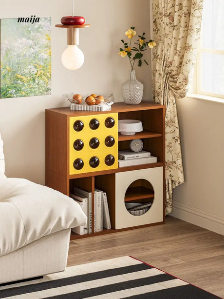 GUJI Solid Wood Chocolate Bean Storage Cabinet from GUJI