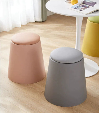 Stackable Round Stool (set of 2) from maija