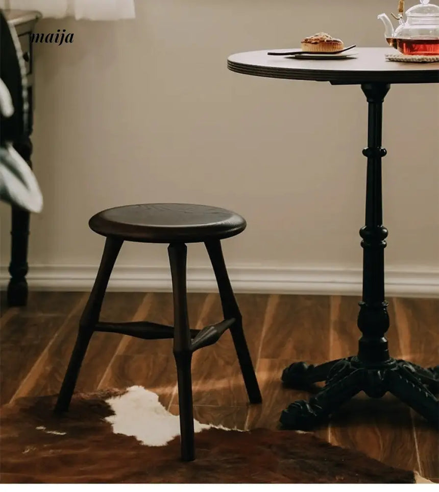 Valencia Solid Wood Stool from maija